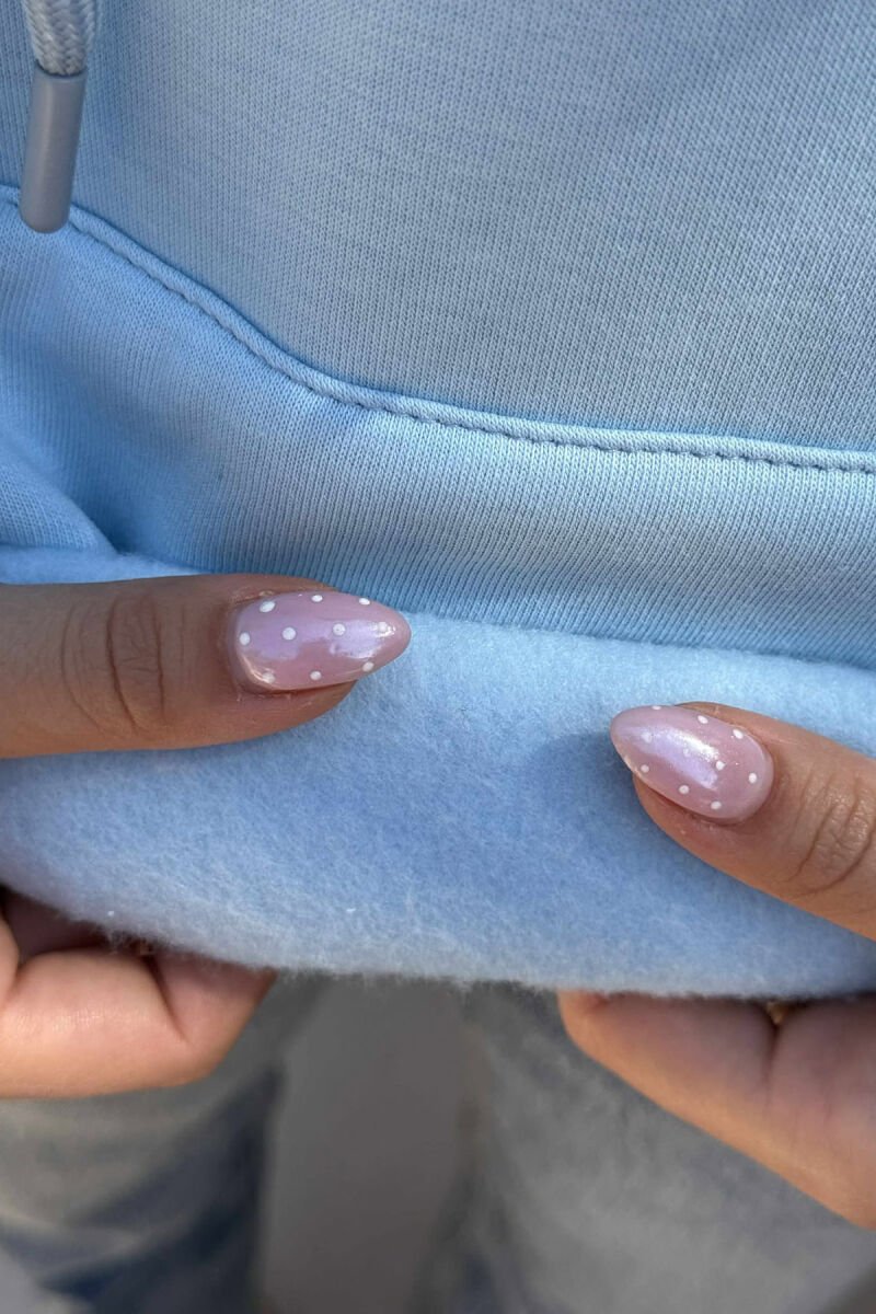 ONE COLOR FLUFFY SIMPLE WOMEN HOODIE LIGHTBLUE/BZ - 5