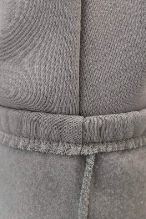 ONE COLOR FLUFFY WOMEN JOGGERS GREY/GRI - 6