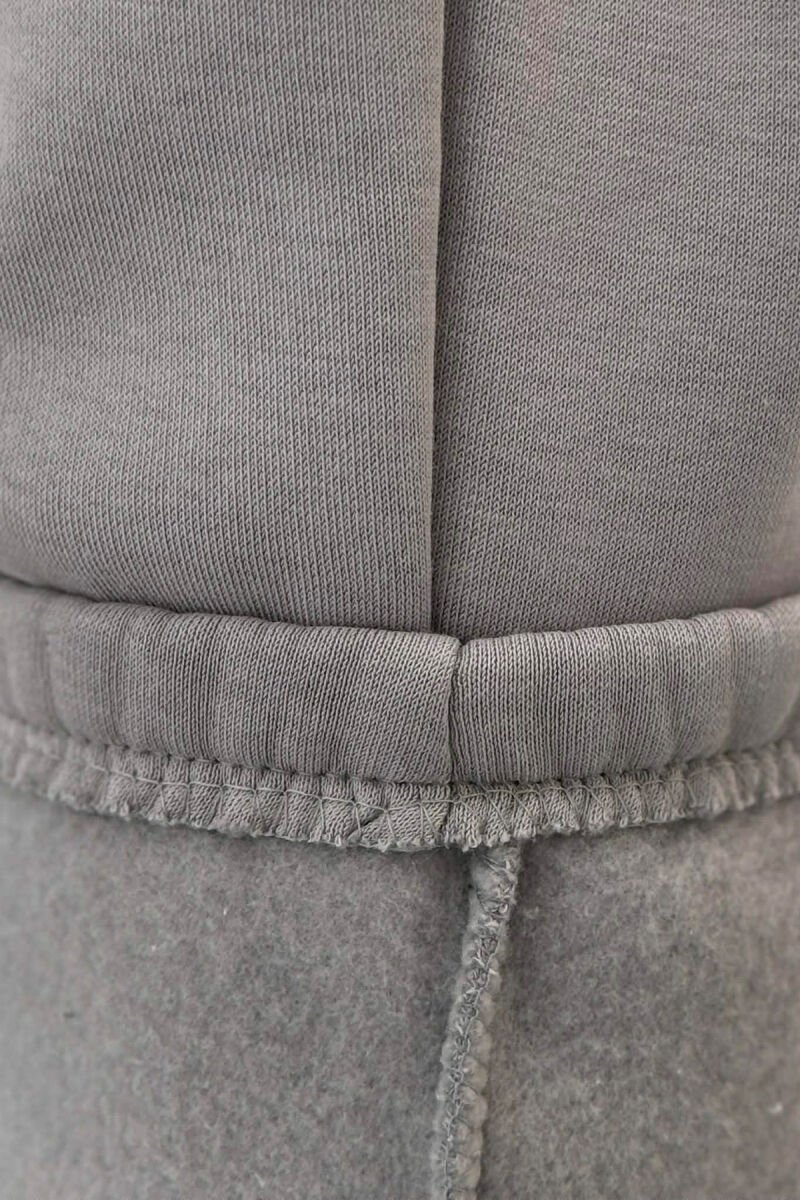 ONE COLOR FLUFFY WOMEN JOGGERS GREY/GRI - 6