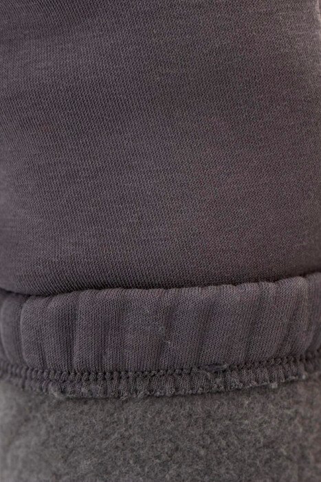 ONE COLOR FLUFFY WOMEN JOGGERS IRON GREY/GRI HEKURI - 4