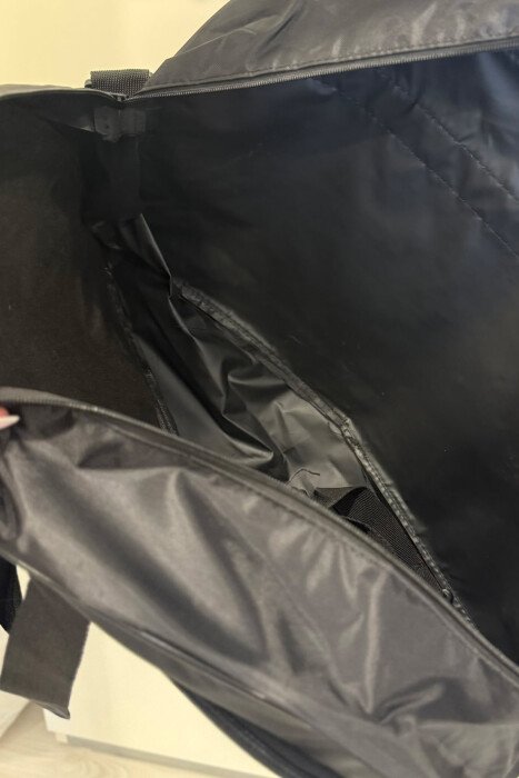 ONE COLOR HANDLE TRAVEL BAG BLACK/ E ZEZE - 8