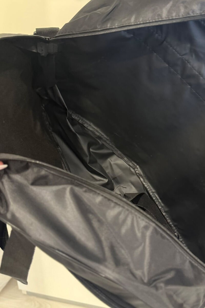 ONE COLOR HANDLE TRAVEL BAG BLACK/ E ZEZE - 8