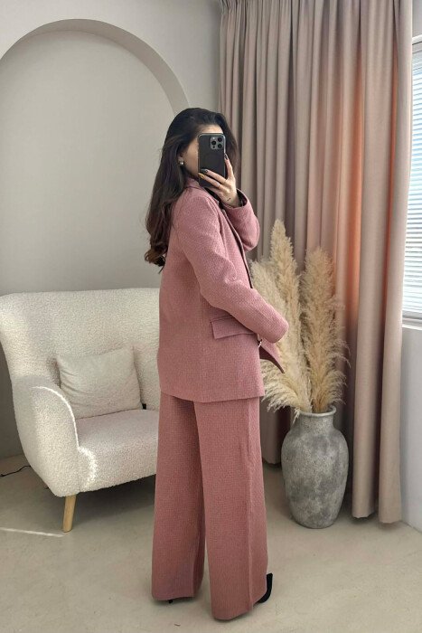 ONE COLOR JACKET+VEST+TROUSERS WOMEN SET VINEGAR/UTHULL - 3