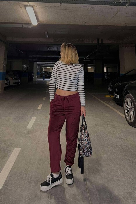 TUTA PËR FEMRA NË NGJYRËN VISHNJË - KLAUDIO FASHION