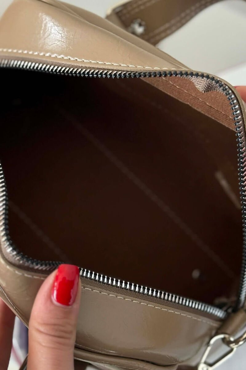 ONE COLOR LEATHER SMALL WOMAN BAG BLACK/ E ZEZE - 5