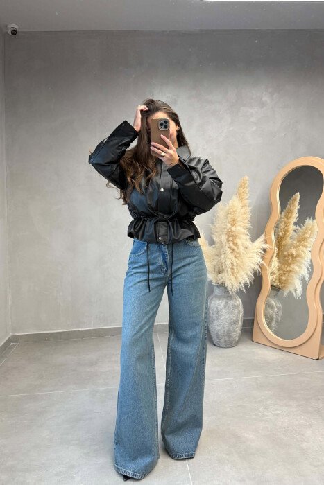 XHAKETE NJE NGJYRESHE LEKURE PER FEMRA NE NGJYRE TE ZEZE - KLAUDIO FASHION