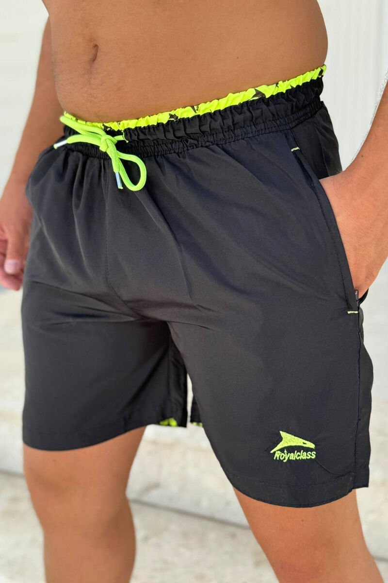 ONE COLOR MAN SWIM WEAR BLACK/ E ZEZE - 1