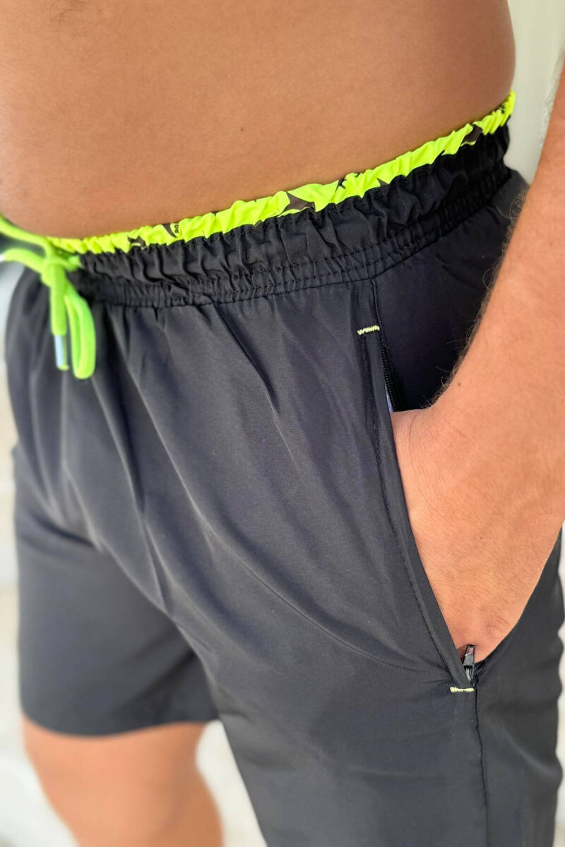 ONE COLOR MAN SWIM WEAR BLACK/ E ZEZE - 4