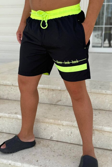 ONE COLOR MAN SWIM WEAR BLACK/ E ZEZE - KLAUDIO FASHION
