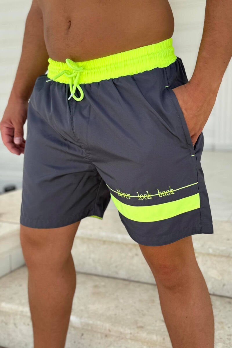 ONE COLOR MAN SWIM WEAR GREY/GRI - 3