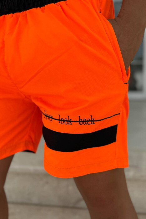 ONE COLOR MAN SWIM WEAR ORANGE/PORTOKALLI - 2