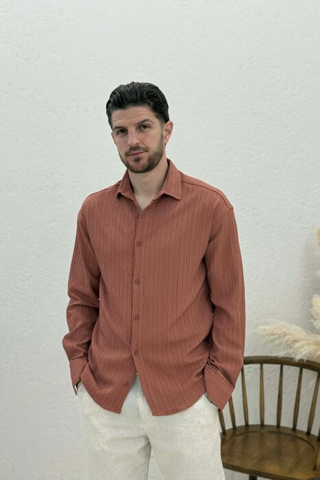 KEMISHE NJE NGJYRESHE PER MESHKUJ NE NGJYRE TULLE - KLAUDIO FASHION