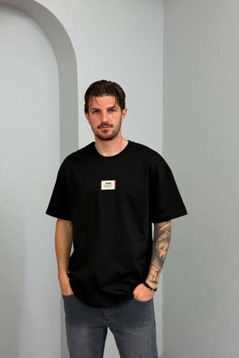 T-SHIRT NJE NGJYRESH PER MESHKUJ NE NGJYRE TE ZEZE - KLAUDIO FASHION