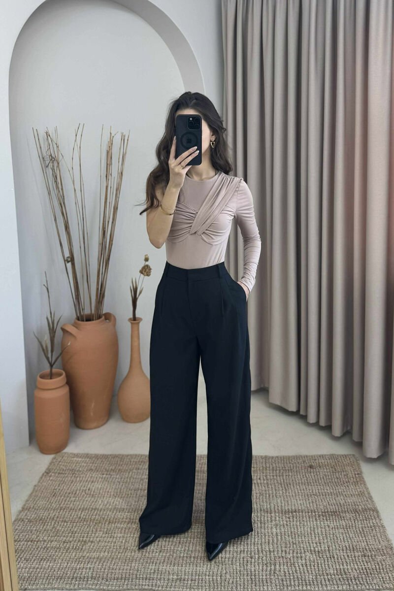 ONE COLOR ONE ARM WOMAN BODY BEIGE/BEZHE - 1