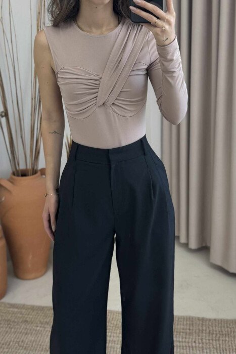 ONE COLOR ONE ARM WOMAN BODY BEIGE/BEZHE - 3