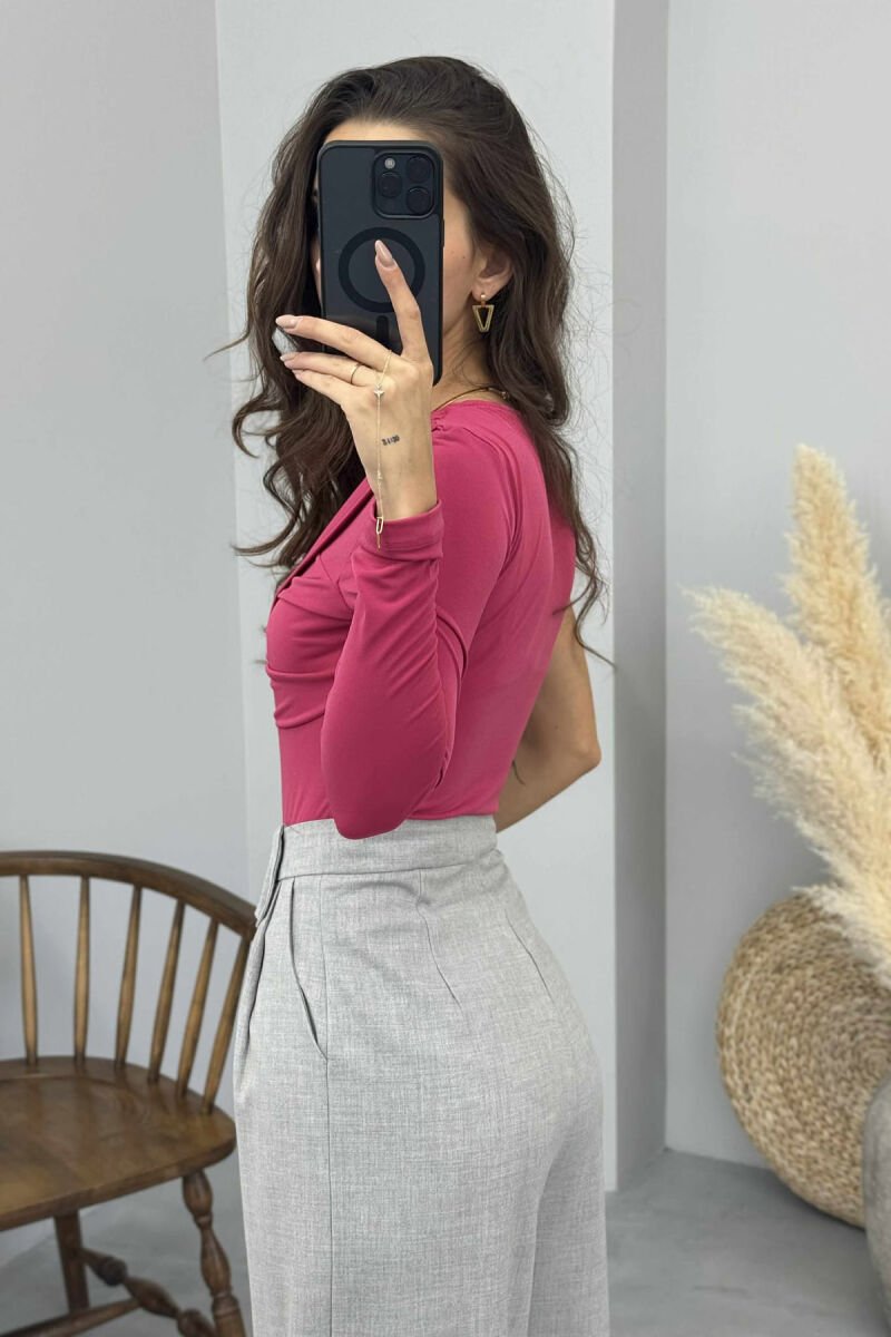 ONE COLOR ONE ARM WOMAN BODY FUCHSIA/CIKLAMI - 4