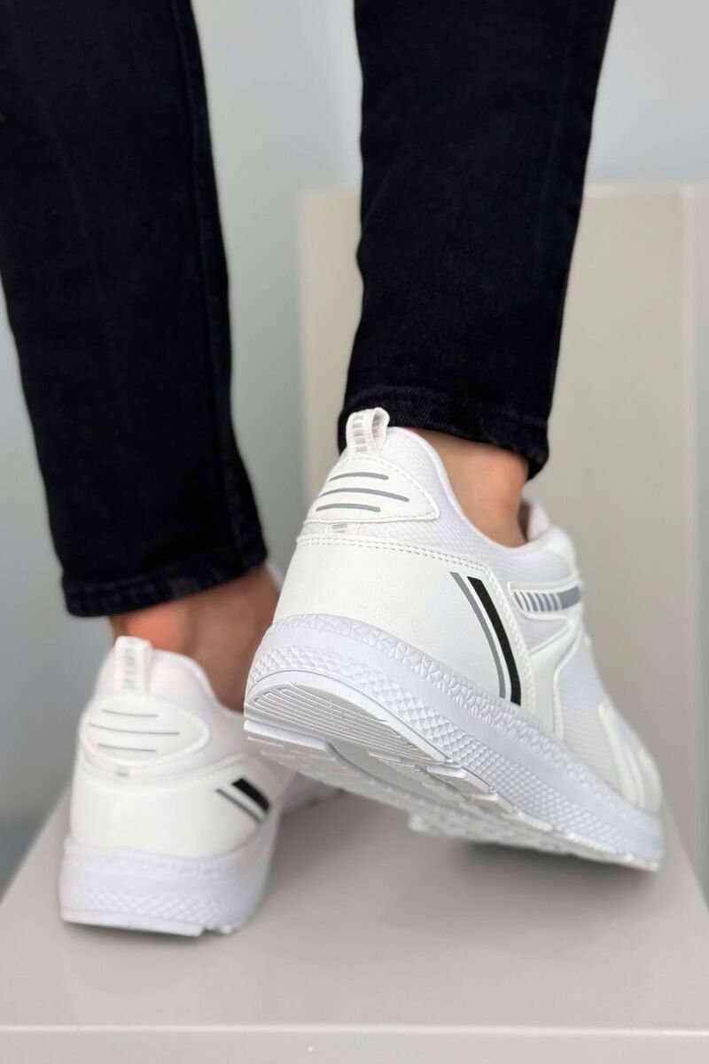 ONE COLOR PLATFORM MEN SNEAKERS WHITE-E BARDHE - 3
