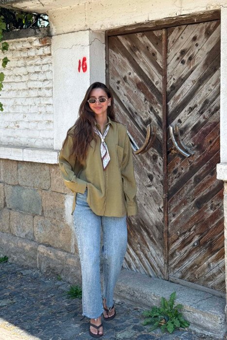 KEMISHE ME DETAJ SHALLI PER FEMRA NE NGJYRE ULLIRI - KLAUDIO FASHION