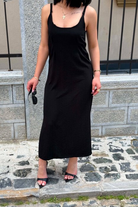 ONE COLOR SHIRT + DRESS WOMAN SET BLACK/ E ZEZE - 3