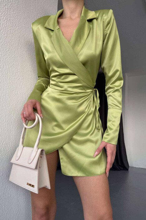 ONE COLOR SHORT DRESS MINT/MENTE - 3