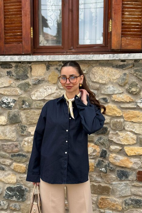 KEMISHE ME KOPSA SILVER PER FEMRA NE NGJYRE BLU TE ERRET - KLAUDIO FASHION