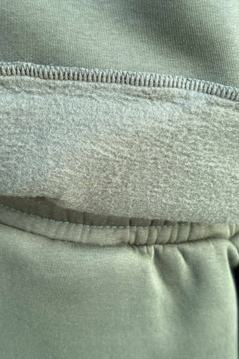 ONE COLOR SIMPLE BLOUSE+JOGGERS MEN SET GREEN/JESHILE - 3