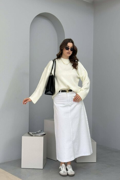 ONE COLOR SIMPLE LEATHER WOMAN BAG BLACK/ E ZEZE - 5