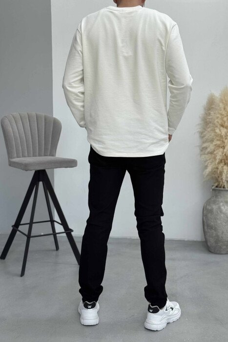 ONE COLOR SIMPLE MEN JEANS BLACK/ E ZEZE - 4