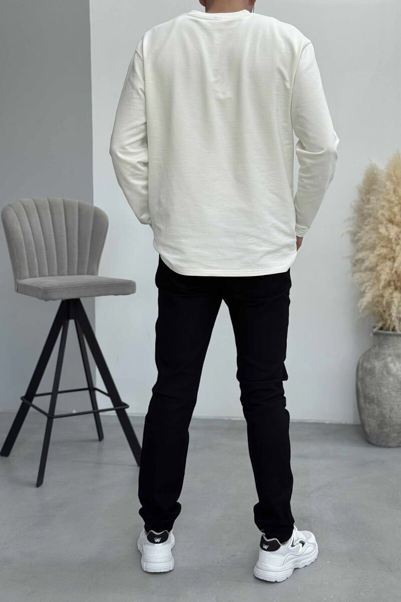 ONE COLOR SIMPLE MEN JEANS BLACK/ E ZEZE - 4