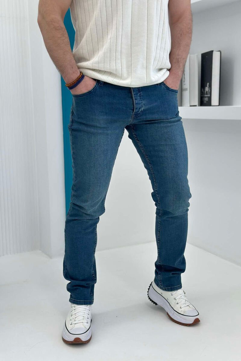 ONE COLOR SIMPLE MEN JEANS BLUE/BLU - 2