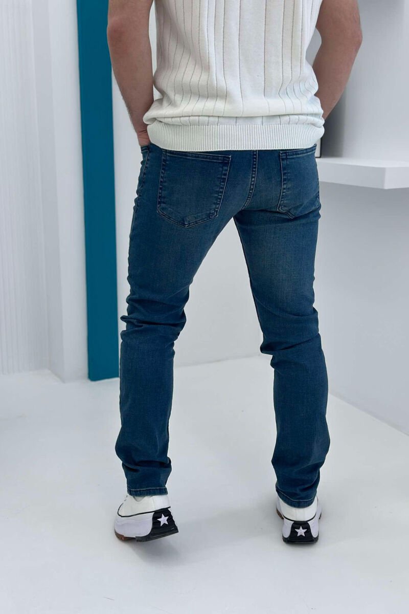ONE COLOR SIMPLE MEN JEANS BLUE/BLU - 4