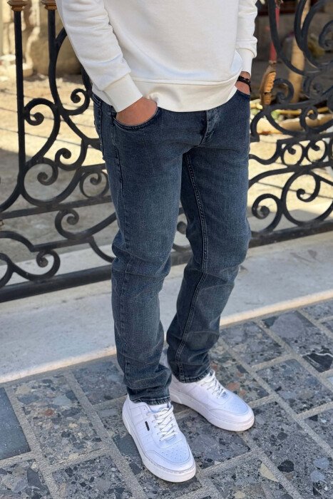 ONE COLOR SIMPLE MEN JEANS BLUE/BLU - 2