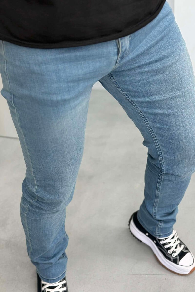 ONE COLOR SIMPLE MEN JEANS LIGHTBLUE/BZ - 2