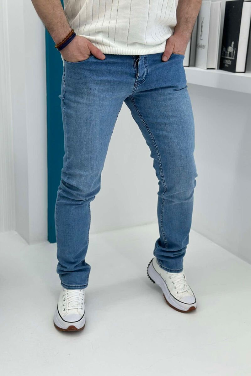 ONE COLOR SIMPLE MEN JEANS LIGHTBLUE/BZ - 2