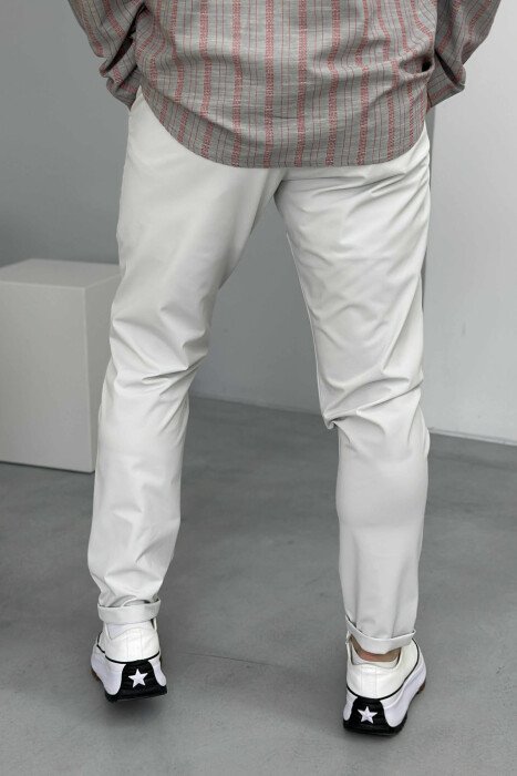ONE COLOR SIMPLE MEN PANTS LIGHT GREY/GZ - 5