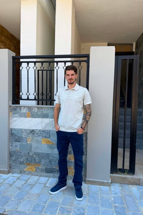 ONE COLOR SIMPLE MEN T-SHIRT LIGHT GREY/GZ - 4