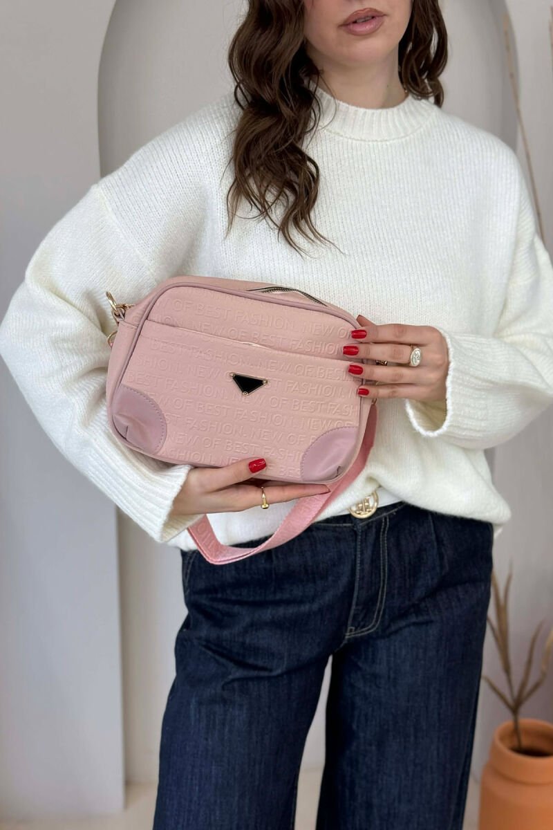 ONE COLOR SIMPLE WOMAN BAG POWDER/PUDER - 1