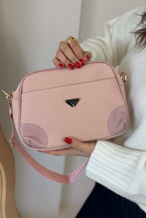 ONE COLOR SIMPLE WOMAN BAG POWDER/PUDER - 3