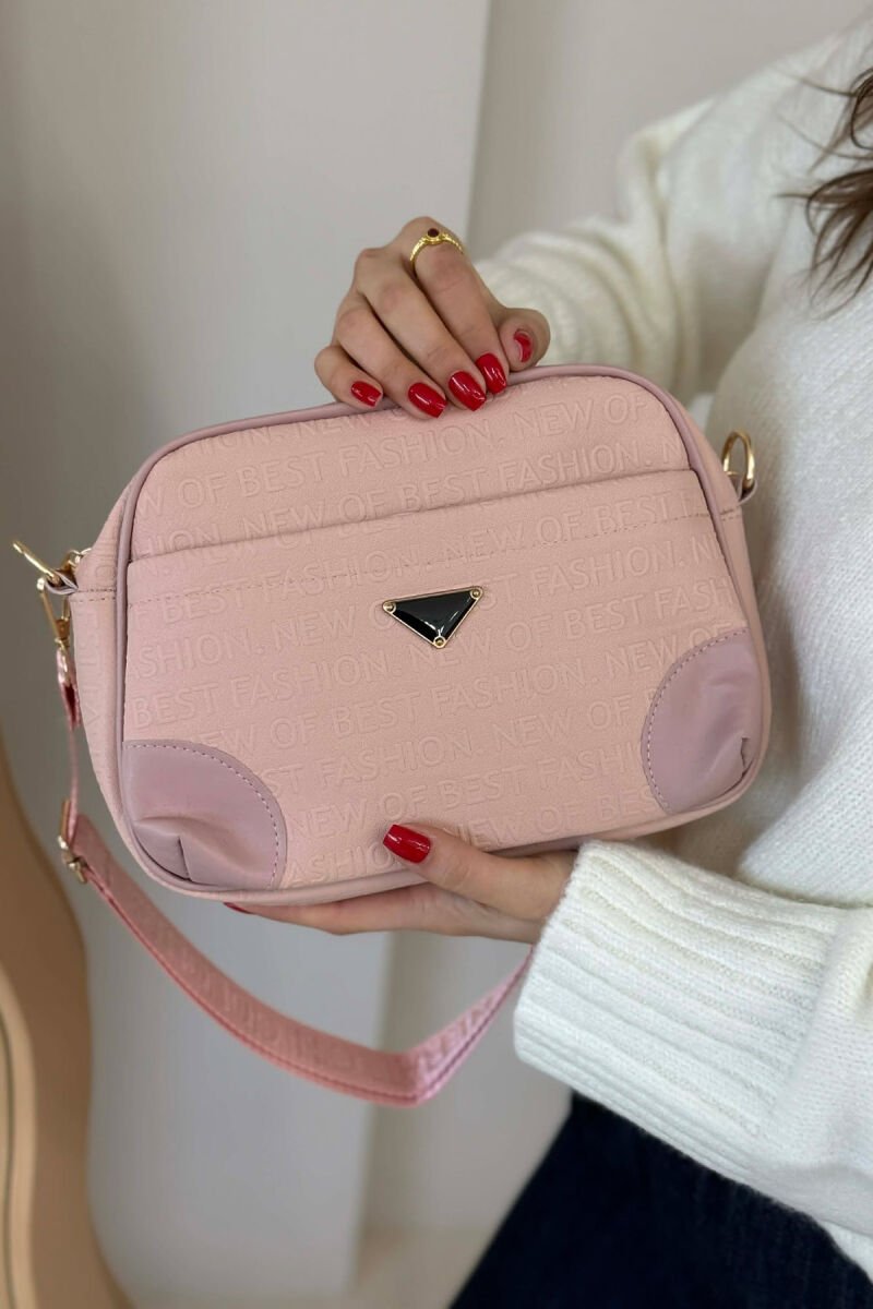 ONE COLOR SIMPLE WOMAN BAG POWDER/PUDER - 3