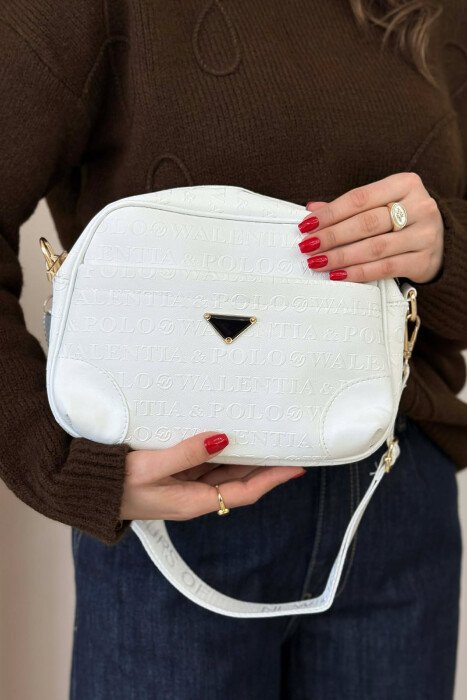 ONE COLOR SIMPLE WOMAN BAG WHITE-E BARDHE - 3