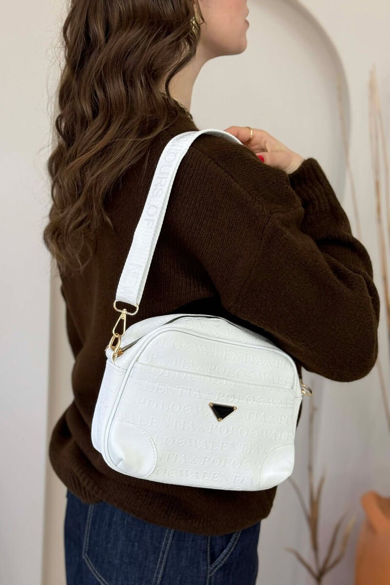 ONE COLOR SIMPLE WOMAN BAG WHITE-E BARDHE - 4