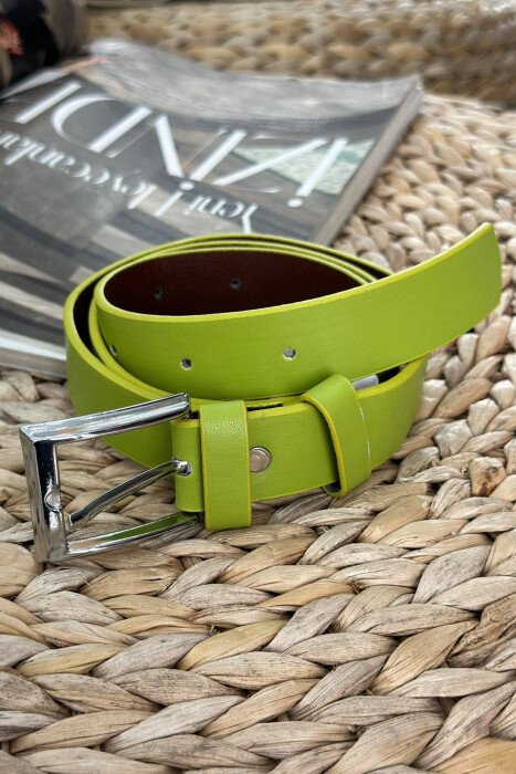 ONE COLOR SIMPLE WOMAN BELT NEON/NEON - 1