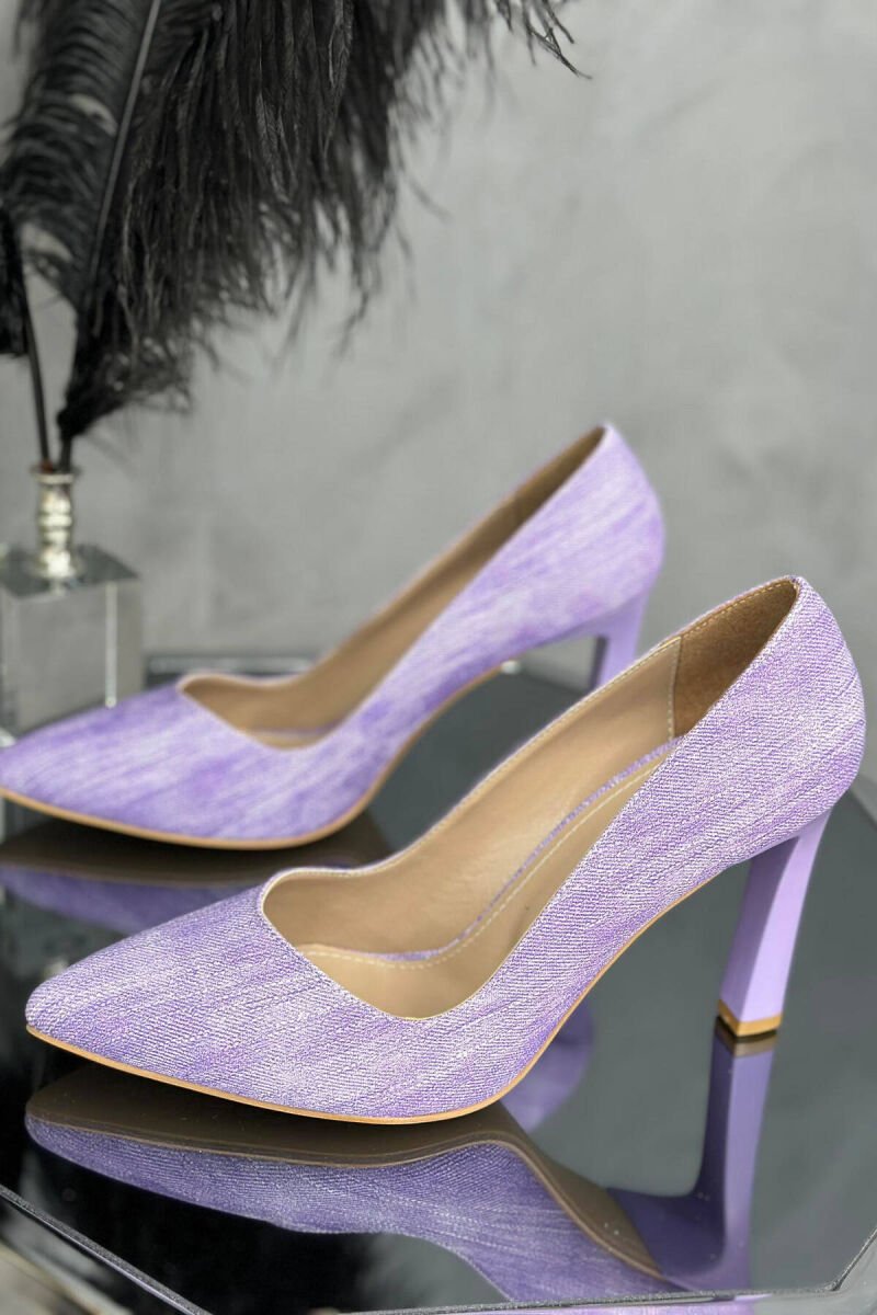 ONE COLOR SIMPLE WOMAN HEELS PURPLE/LEJLA - 1