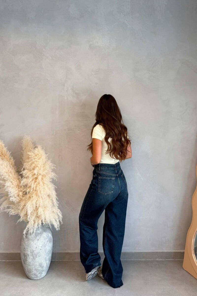 ONE COLOR SIMPLE WOMAN JEANS BLUE/BLU - 5
