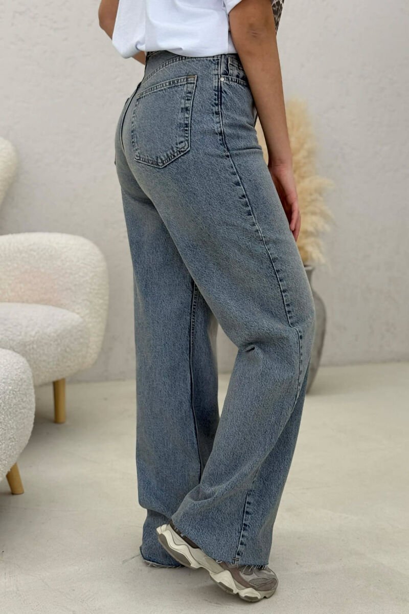ONE COLOR SIMPLE WOMAN JEANS LIGHT BLUE-LIGHT BLUE/BZ-BZ - 4