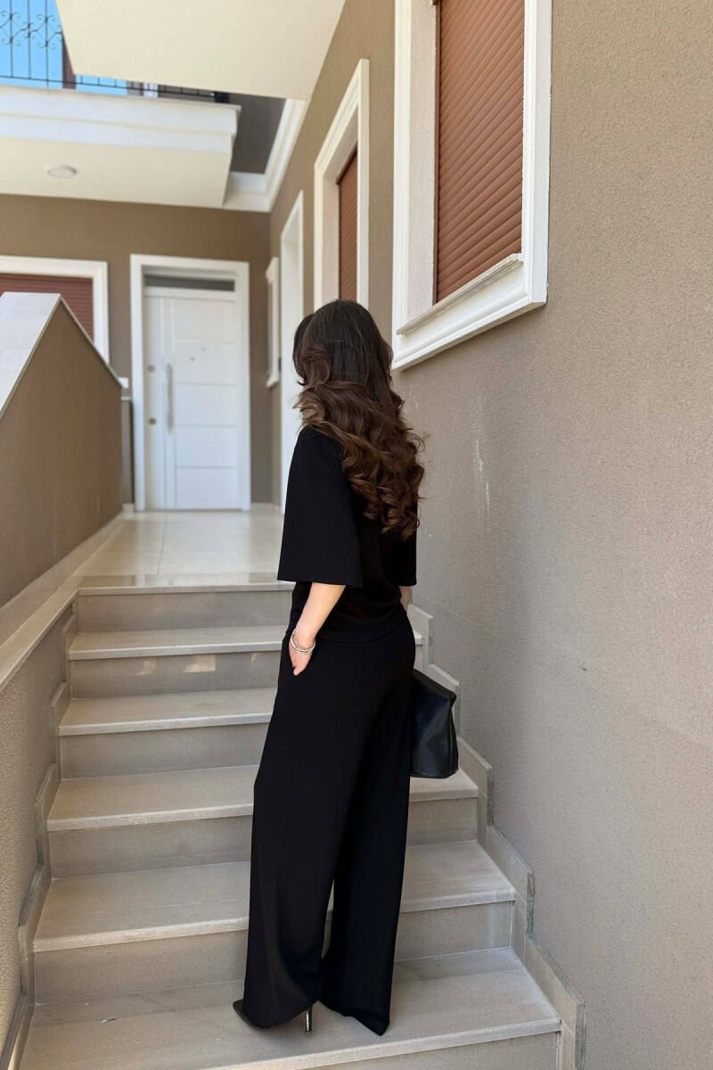 ONE COLOR SIMPLE WOMAN SET BLACK/ E ZEZE - 4
