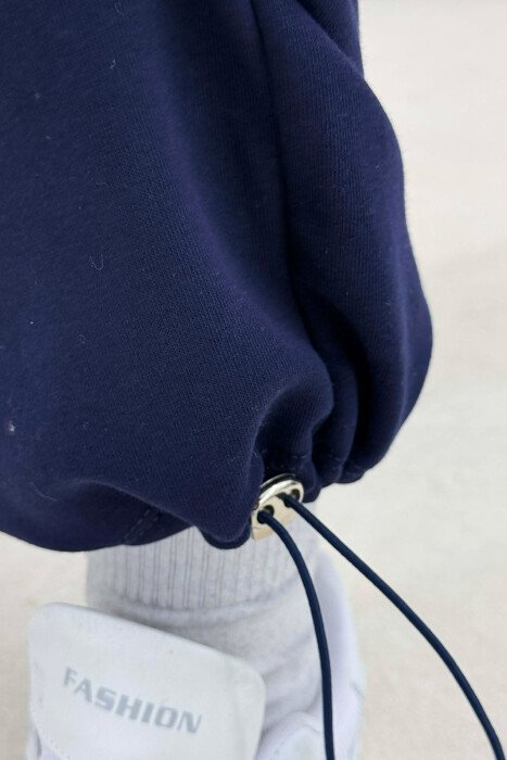 ONE COLOR SIMPLE WOMAN SWEATPANTS BLUE/BLU - 4