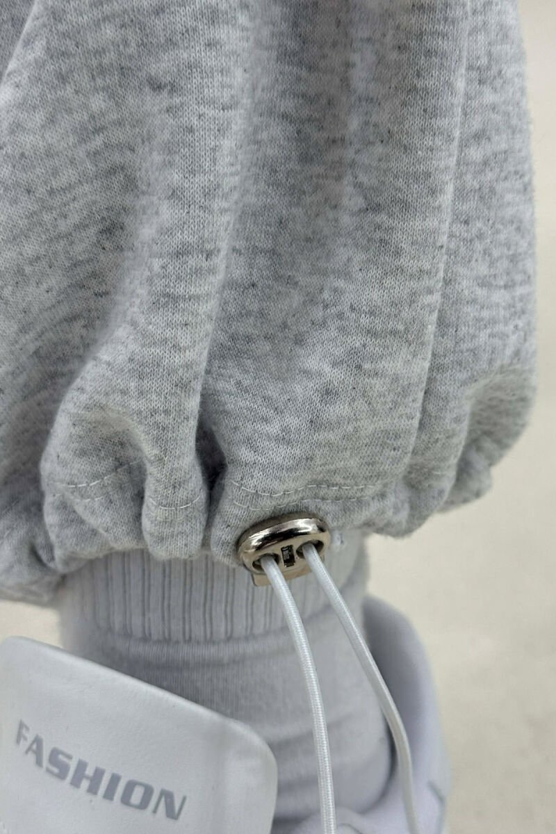ONE COLOR SIMPLE WOMAN SWEATPANTS LIGHT GREY/GZ - 4
