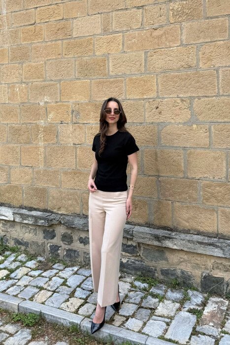 ONE COLOR SIMPLE WOMAN T-SHIRT BLACK/ E ZEZE - 2