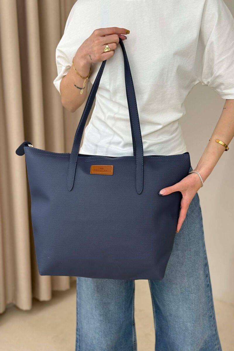 ONE COLOR SIMPLE WOMEN BAG BLUE/BLU - 1